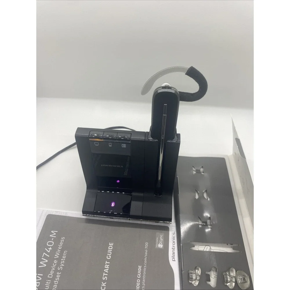 Plantronics Savi T40 Wireless Headset Base,Mic Charger & USB CBL
